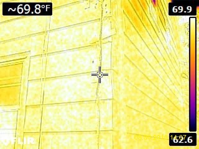 Exterior Infrared photo looking for beehive